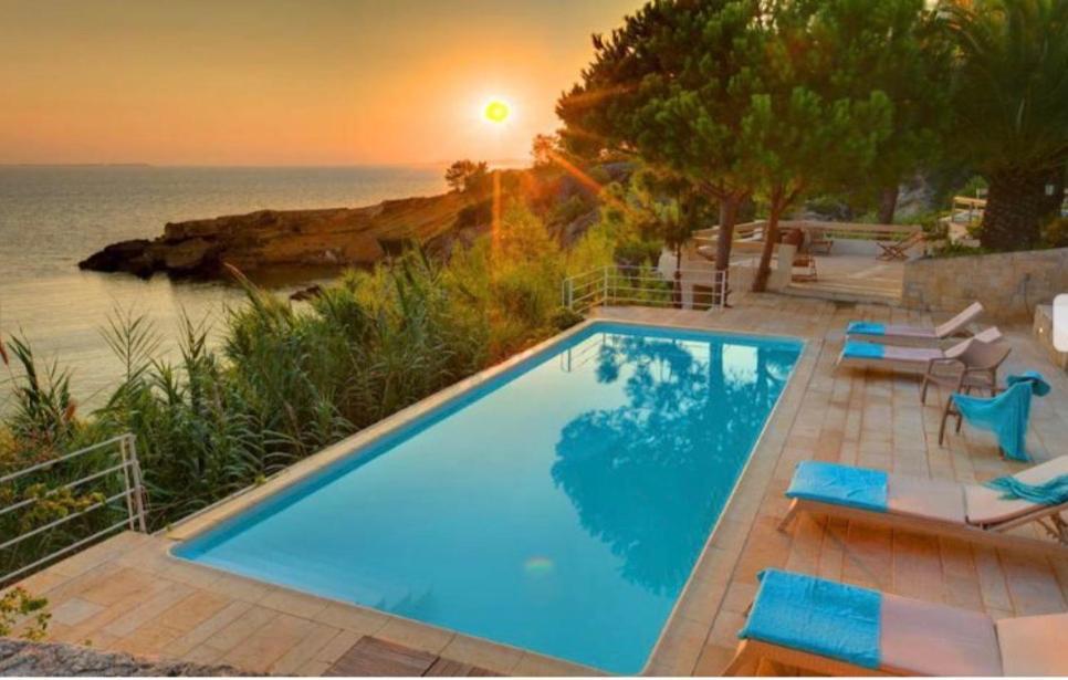 Villaparadiso Beach Front Villa Makris Gialos Argostoli (Kefalonia) Exterior foto